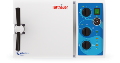 Autoclave Manual ValueKlave 120V, 7” x 13” Chamber Size, 2 Gallon, 3 Trays, 2 half Cassette Capacity (1/EA) by Tuttnauer USA Co. Ltd.  ID ValueKlave1730